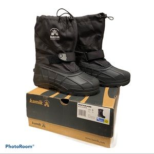NWT Kamik Winterland Waterproof Boots Kids Size 6